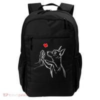 Min Pin Love Miniature Pinscher Dog Mom Backpack thumb 0