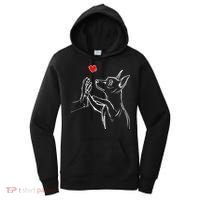 Min Pin Love Miniature Pinscher Dog Mom Women's Hoodie thumb 0
