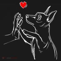 Min Pin Love Miniature Pinscher Dog Mom Women's Hoodie thumb 2
