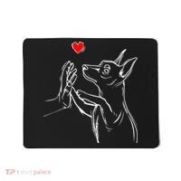 Min Pin Love Miniature Pinscher Dog Mom Mousepad thumb 0