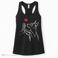 Min Pin Love Miniature Pinscher Dog Mom Women's Tank Top thumb 0