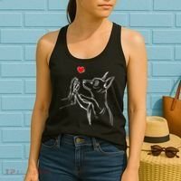 Min Pin Love Miniature Pinscher Dog Mom Women's Tank Top thumb 2