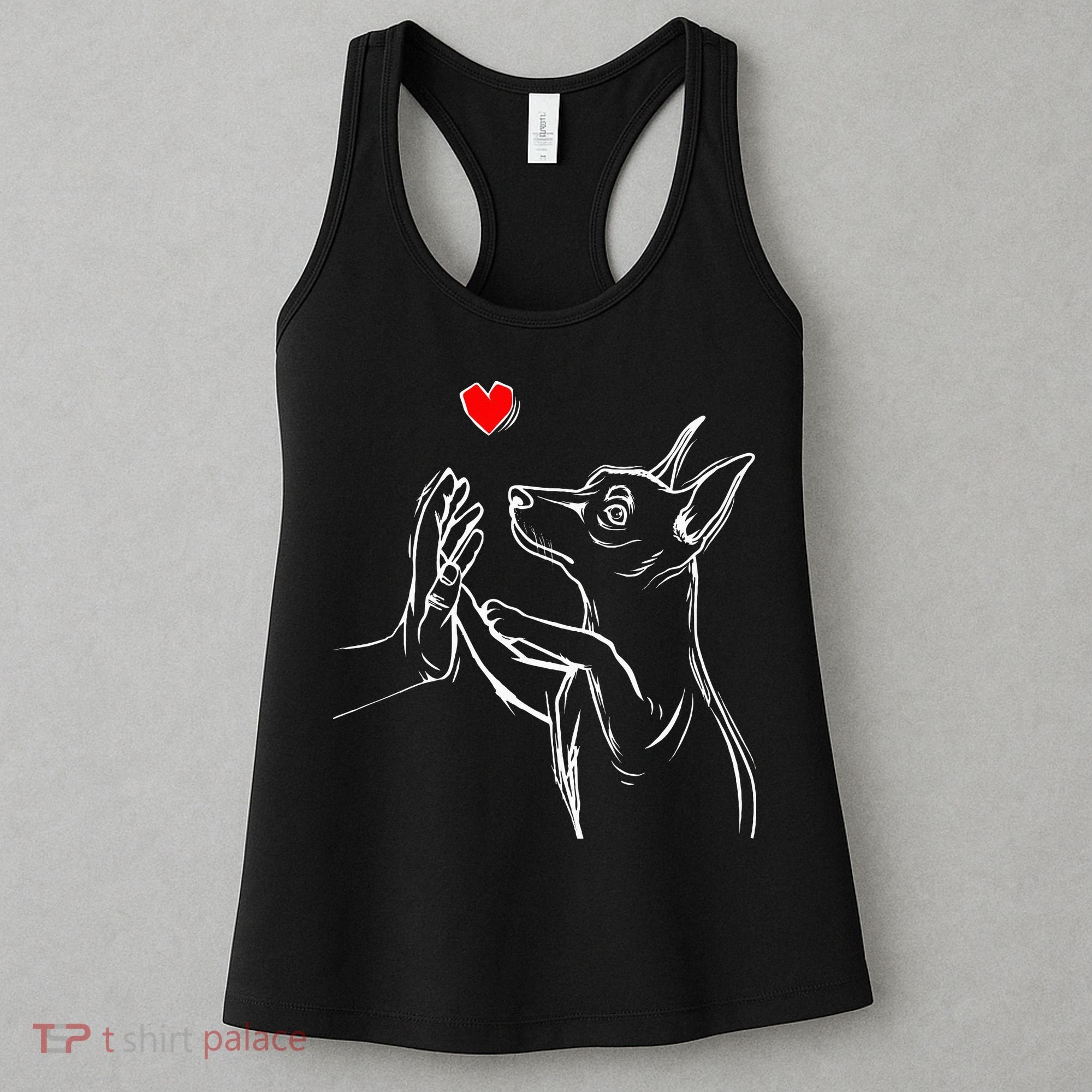 Min Pin Love Miniature Pinscher Dog Mom Women's Tank Top