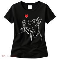 Min Pin Love Miniature Pinscher Dog Mom Women's T-Shirt thumb 0