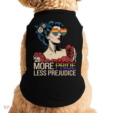 More Pride Less Prejudice Pride Month LGBTQ  Doggie Tank