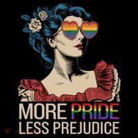 More Pride Less Prejudice Pride Month LGBTQ  Hoodie thumb 7