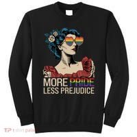 More Pride Less Prejudice Pride Month LGBTQ  Sweatshirt thumb 0
