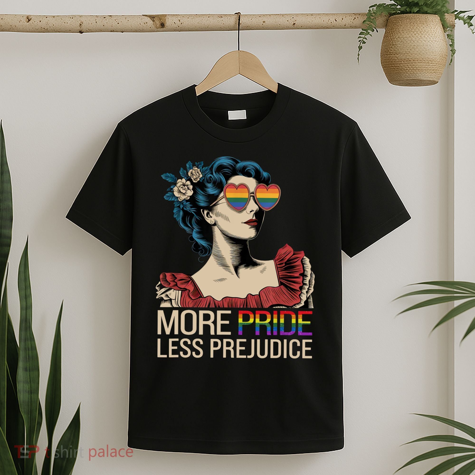 More Pride Less Prejudice Pride Month LGBTQ  T-Shirt