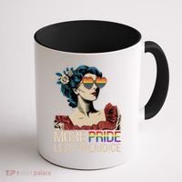 More Pride Less Prejudice Pride Month LGBTQ  Coffee Mug thumb 1