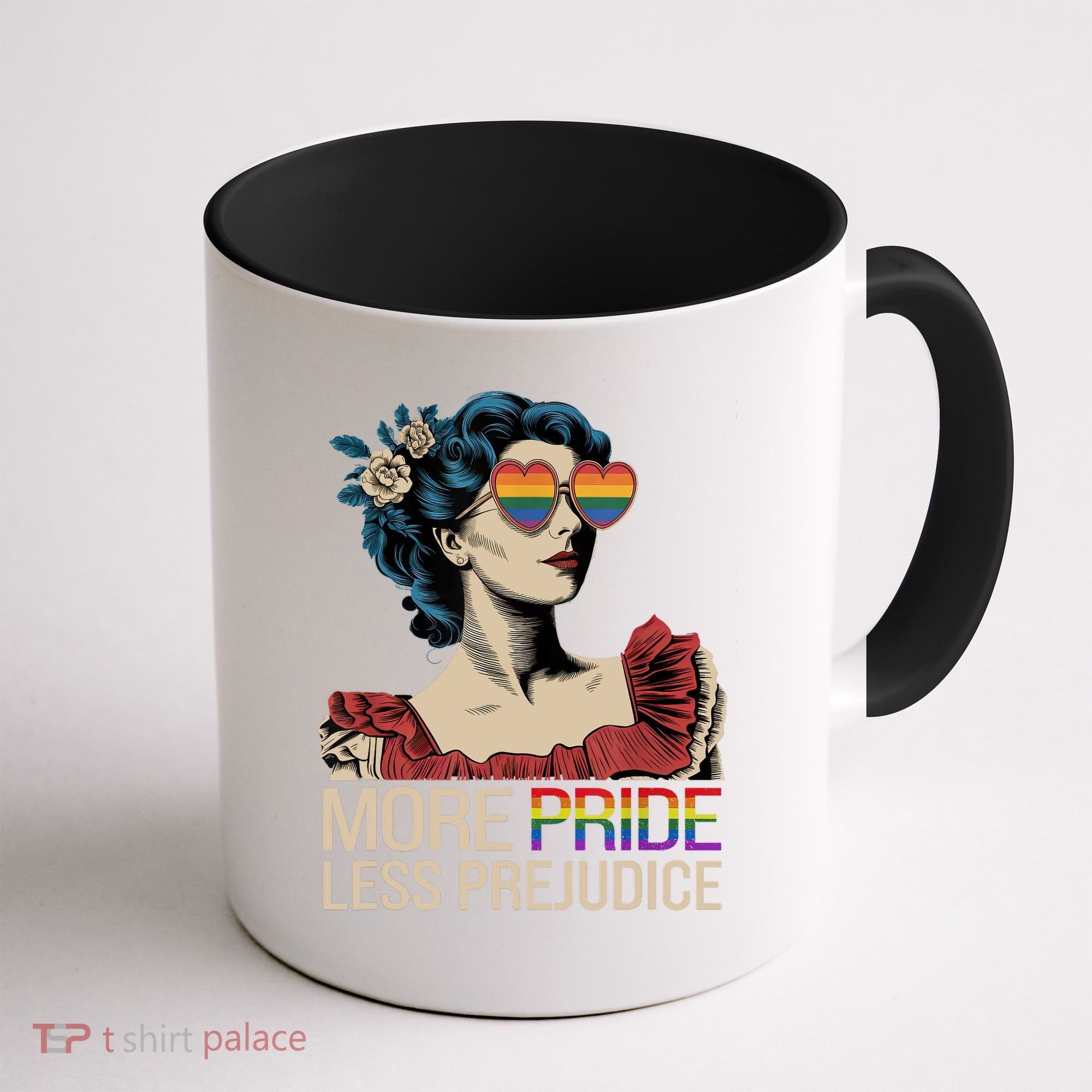 More Pride Less Prejudice Pride Month LGBTQ  Coffee Mug