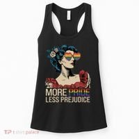More Pride Less Prejudice Pride Month LGBTQ  Women's Tank Top thumb 0