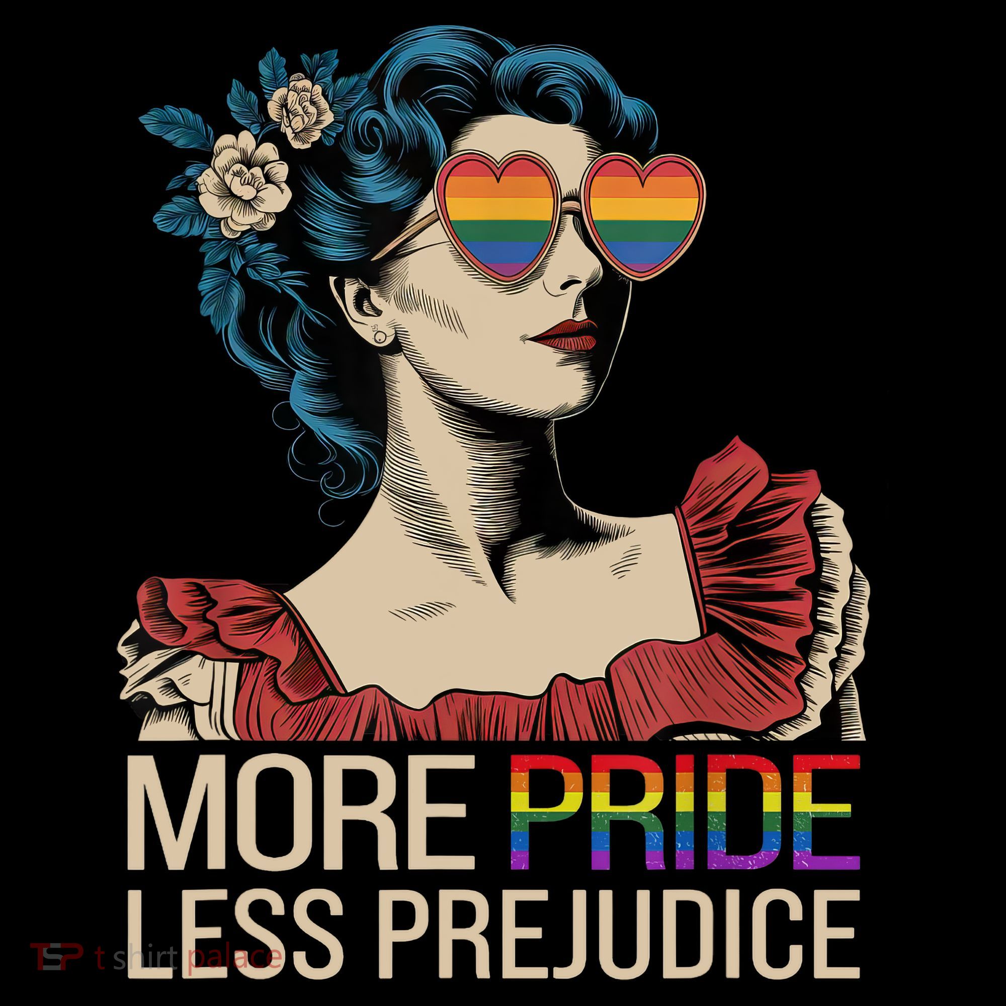 More Pride Less Prejudice Pride Month LGBTQ  Baby Bodysuit