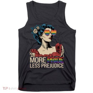 More Pride Less Prejudice Pride Month LGBTQ  Tank Top