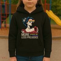 More Pride Less Prejudice Pride Month LGBTQ  Kids Hoodie thumb 3