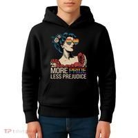 More Pride Less Prejudice Pride Month LGBTQ  Kids Hoodie thumb 4
