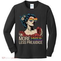 More Pride Less Prejudice Pride Month LGBTQ  Kids Long Sleeve Shirt thumb 0