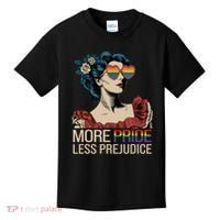 More Pride Less Prejudice Pride Month LGBTQ  Kids T-Shirt thumb 0