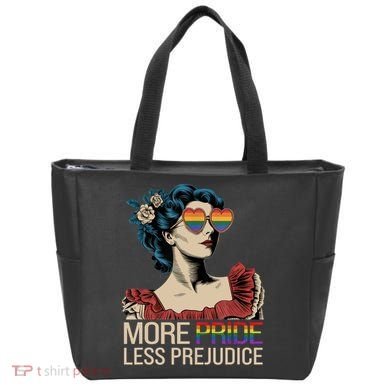 More Pride Less Prejudice Pride Month LGBTQ  Tote Bag