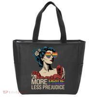 More Pride Less Prejudice Pride Month LGBTQ  Tote Bag thumb 0