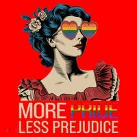 More Pride Less Prejudice Pride Month LGBTQ  Santa Hat thumb 1