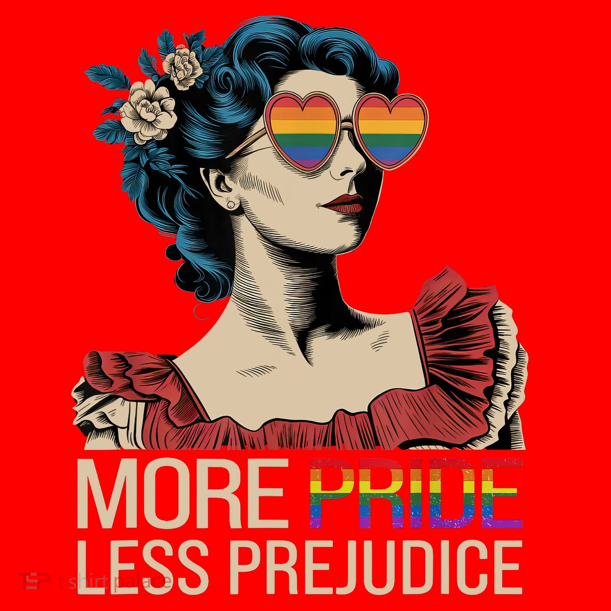 More Pride Less Prejudice Pride Month LGBTQ  Santa Hat