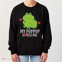 My Poppop Loves Me For Grandson Women's Sweatshirt thumb 0