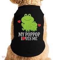 My Poppop Loves Me For Grandson Doggie Tank thumb 0