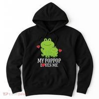 My Poppop Loves Me For Grandson Hoodie thumb 0