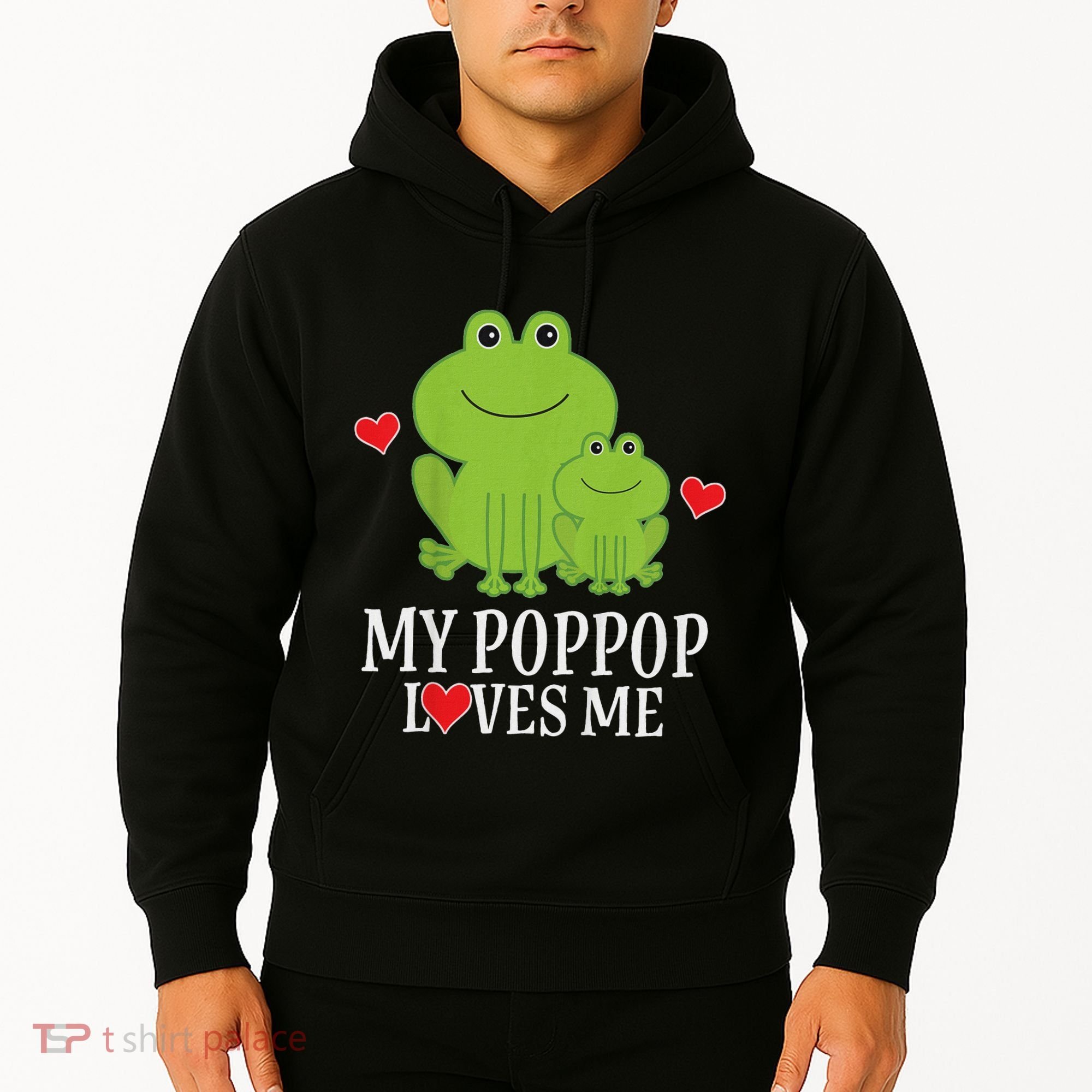 My Poppop Loves Me For Grandson Hoodie