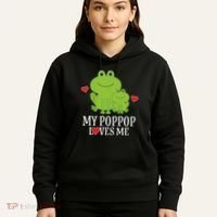 My Poppop Loves Me For Grandson Hoodie thumb 5
