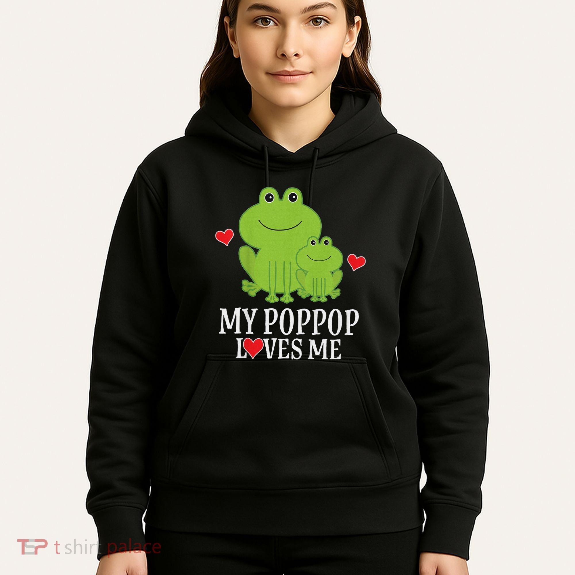 My Poppop Loves Me For Grandson Hoodie