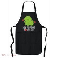 My Poppop Loves Me For Grandson Apron thumb 0