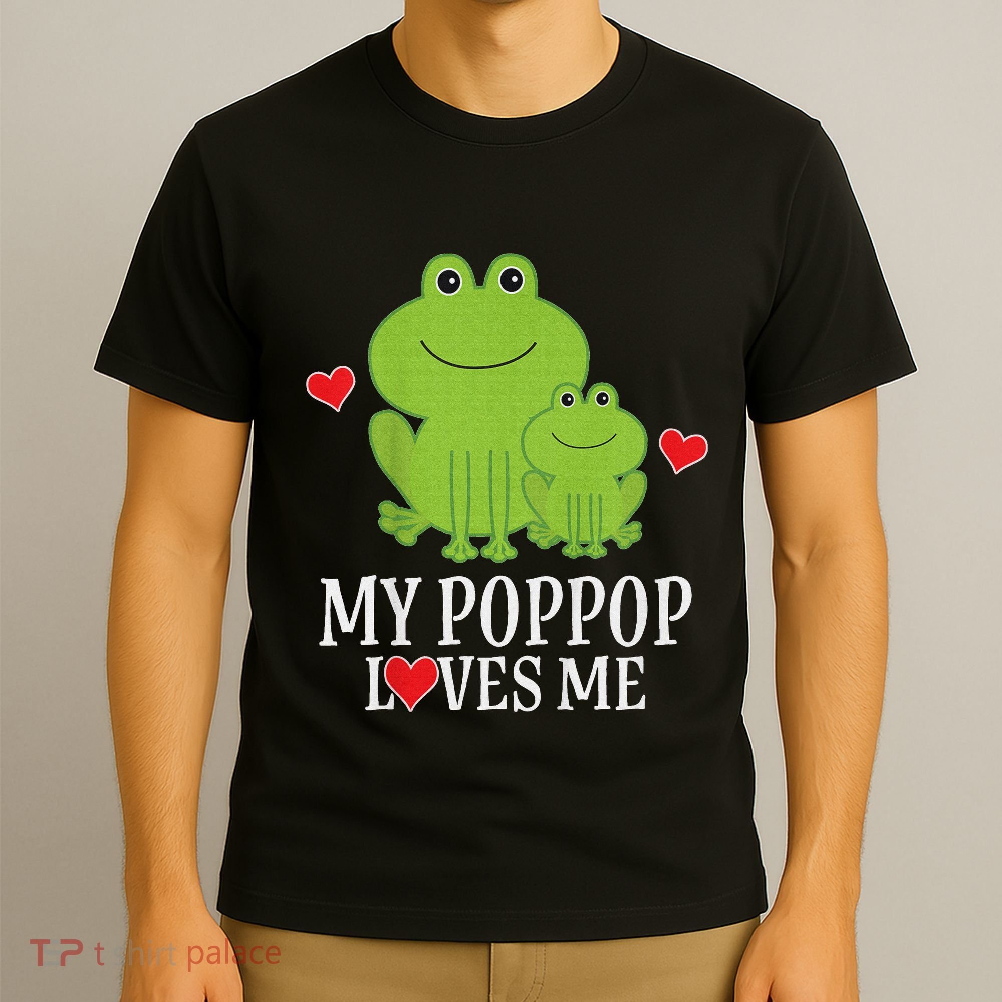 My Poppop Loves Me For Grandson T-Shirt