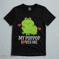 My Poppop Loves Me For Grandson T-Shirt thumb 5