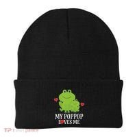 My Poppop Loves Me For Grandson Beanie thumb 0