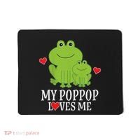 My Poppop Loves Me For Grandson Mousepad thumb 0