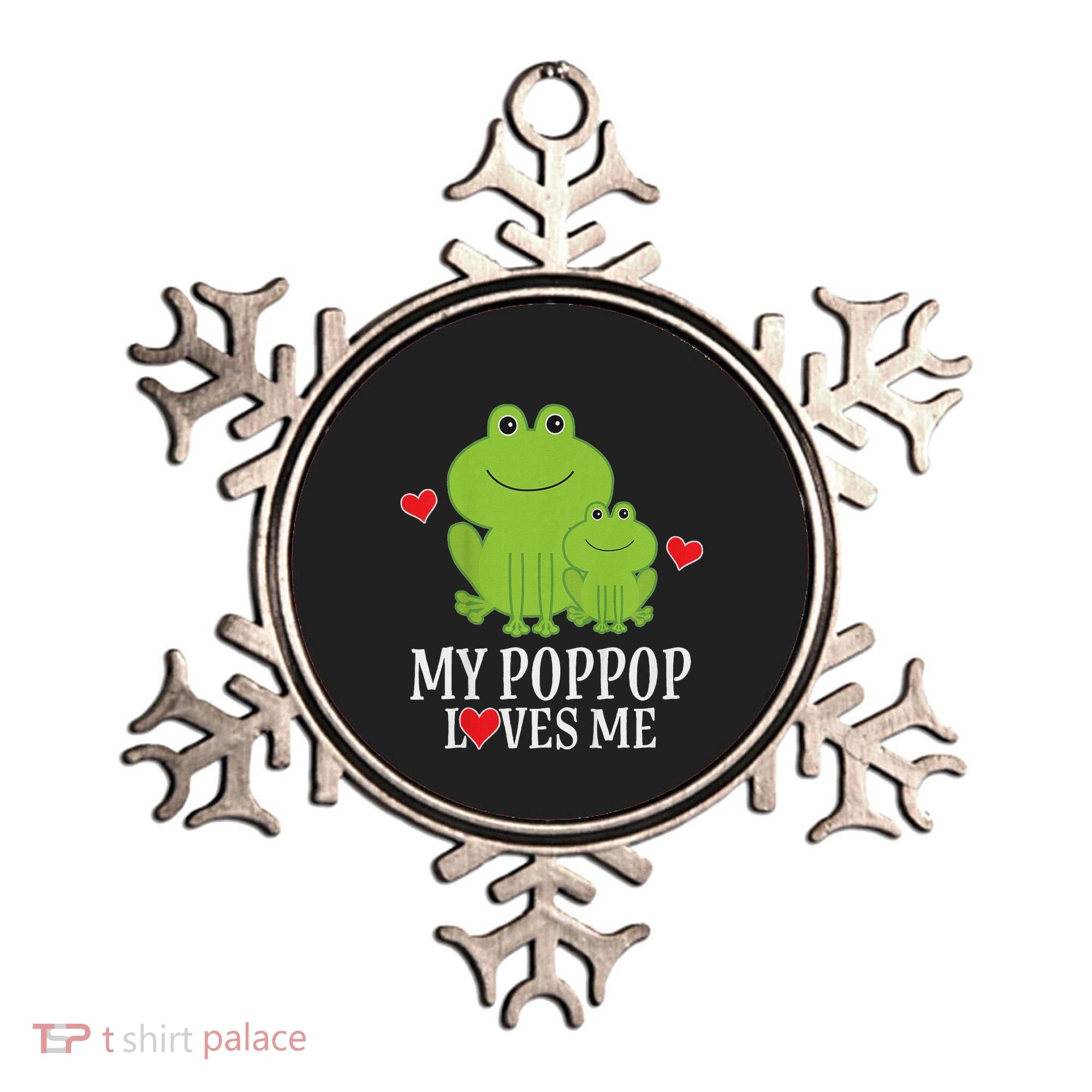 My Poppop Loves Me For Grandson Ornament
