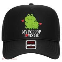 My Poppop Loves Me For Grandson Hat thumb 0