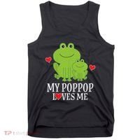 My Poppop Loves Me For Grandson Tank Top thumb 0