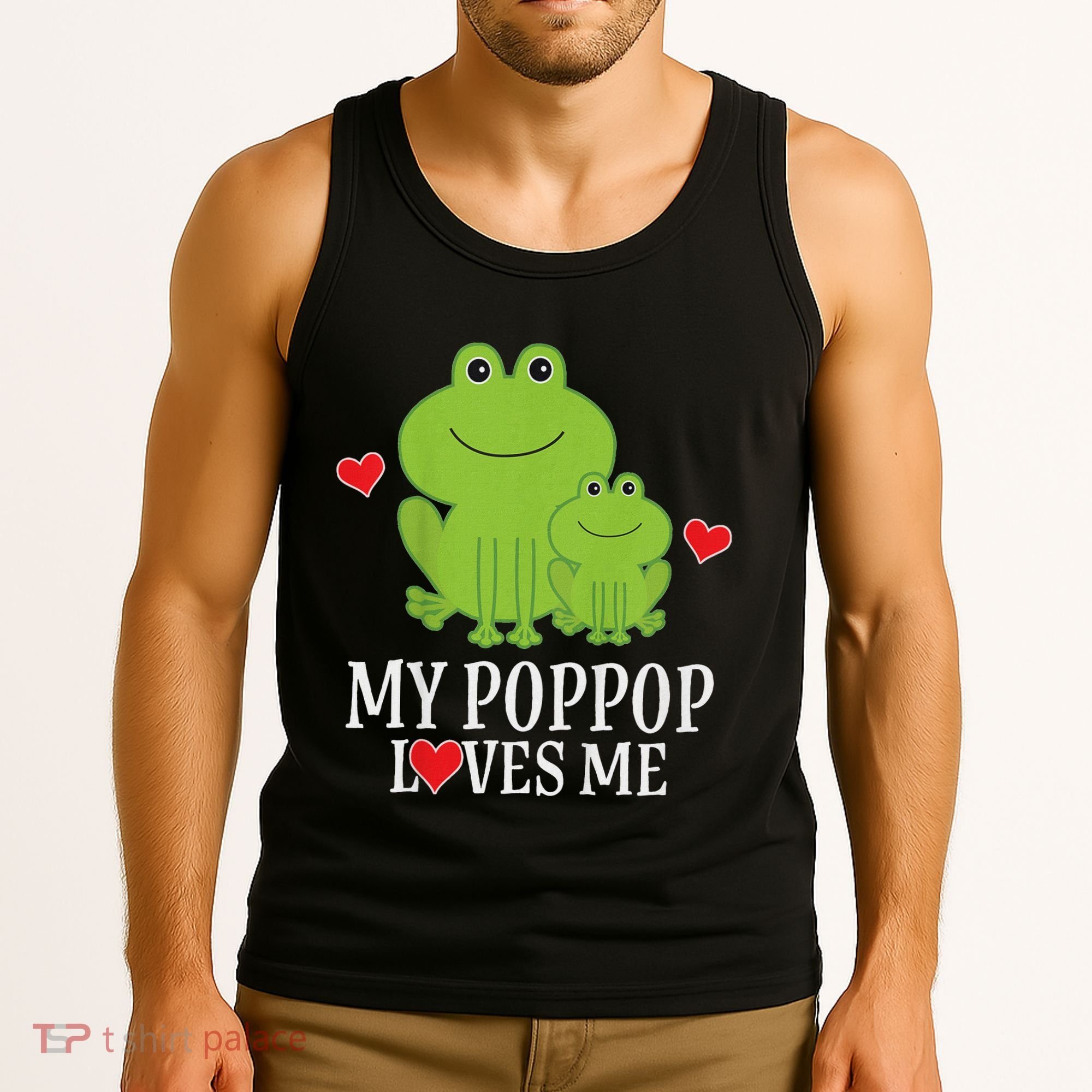 My Poppop Loves Me For Grandson Tank Top