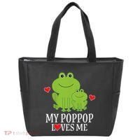 My Poppop Loves Me For Grandson Tote Bag thumb 0