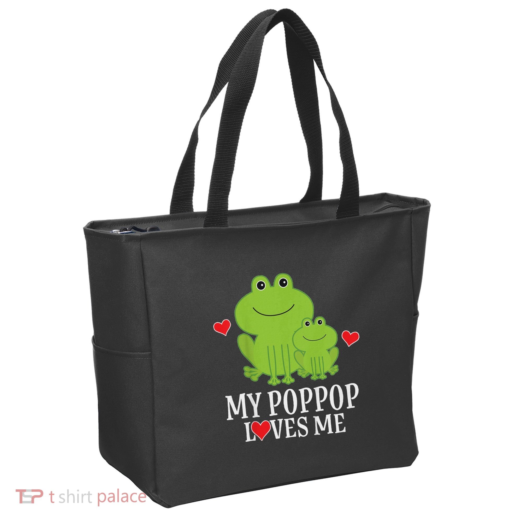 My Poppop Loves Me For Grandson Tote Bag