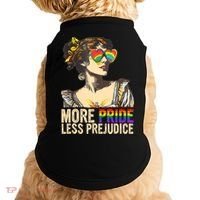 More Pride Less Prejudice Lgbtq Rainbow Doggie Tank thumb 0