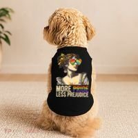More Pride Less Prejudice Lgbtq Rainbow Doggie Tank thumb 2