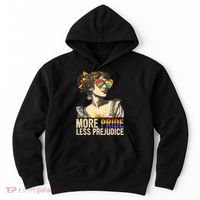 More Pride Less Prejudice Lgbtq Rainbow Hoodie thumb 0