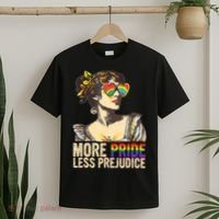 More Pride Less Prejudice Lgbtq Rainbow T-Shirt thumb 2