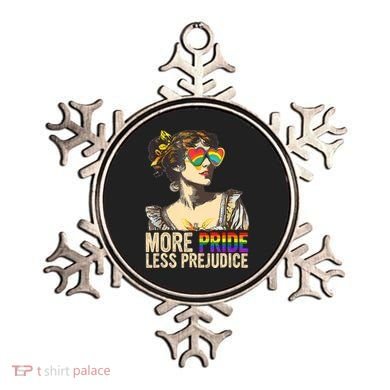 More Pride Less Prejudice Lgbtq Rainbow Ornament
