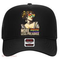 More Pride Less Prejudice Lgbtq Rainbow Hat thumb 0