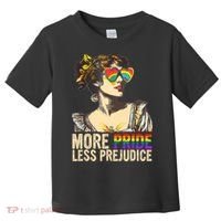 More Pride Less Prejudice Lgbtq Rainbow Toddler T-Shirt thumb 0