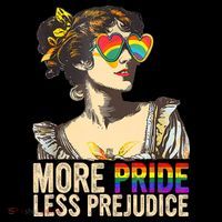 More Pride Less Prejudice Lgbtq Rainbow Visor thumb 3